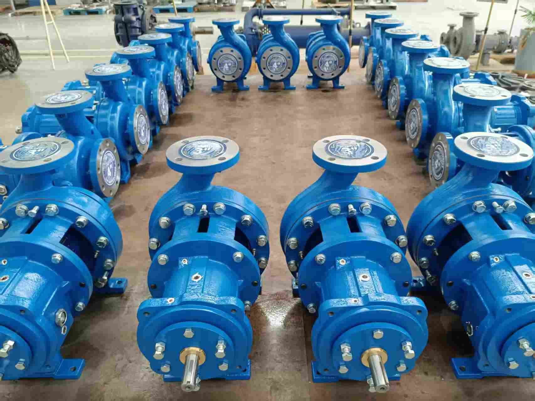 Livrare cu succes și livrare viitoare a 20 de pompe pentru procese chimice către un client european